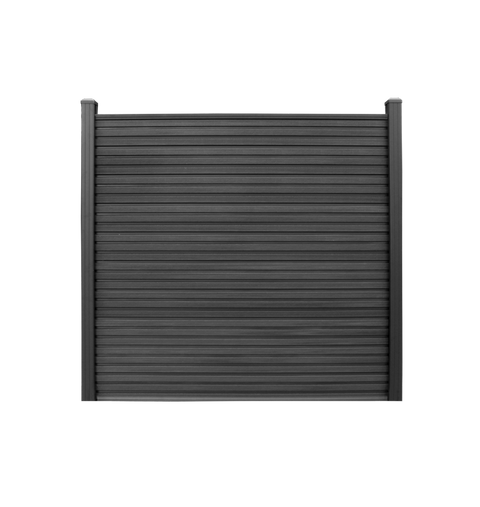 Composiet schutting Rhombus Zwart
