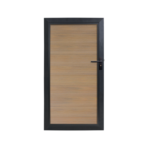 Composiet Tuindeur Teak
